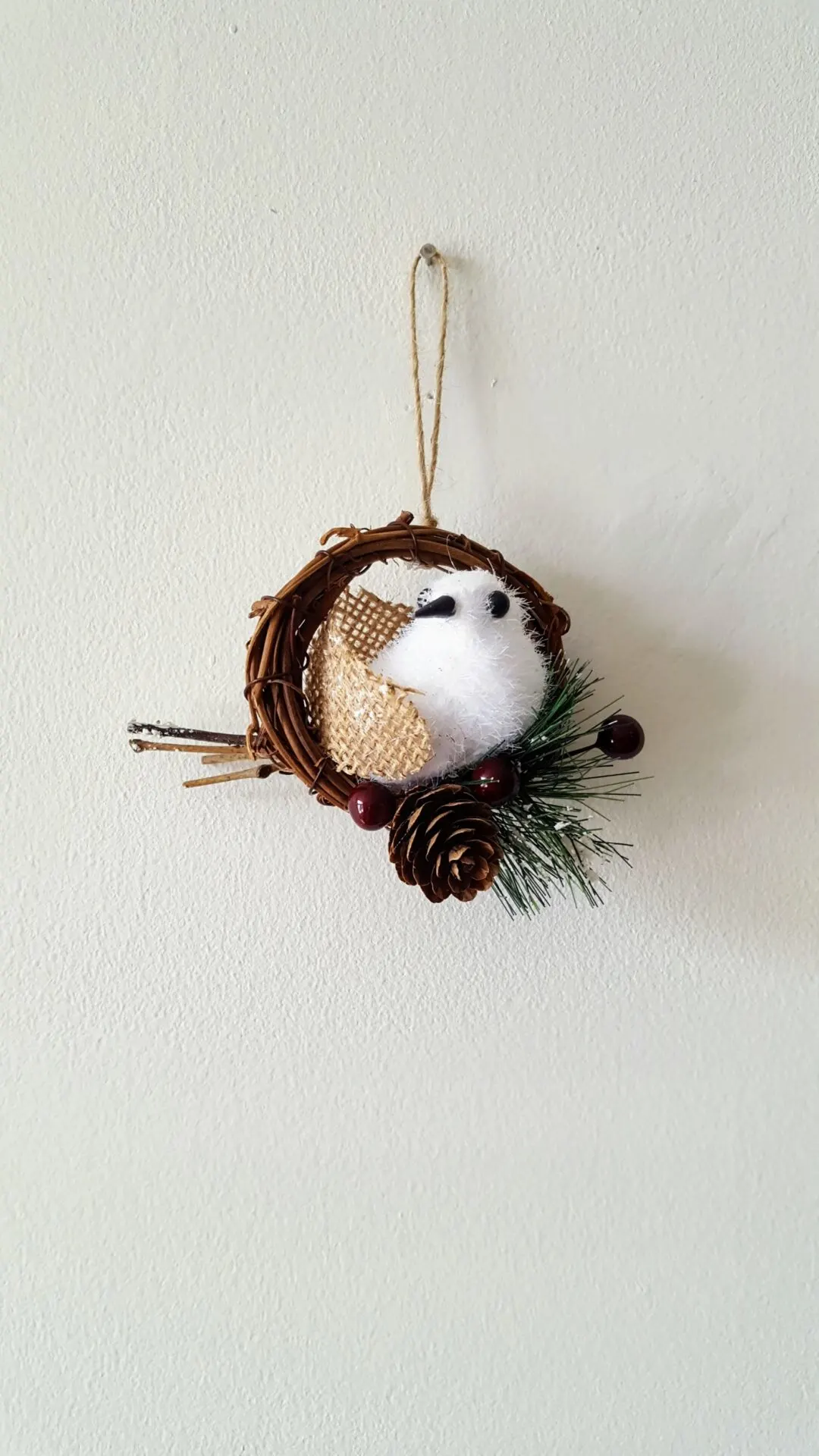 DIY Snowbird Christmas Ornament
