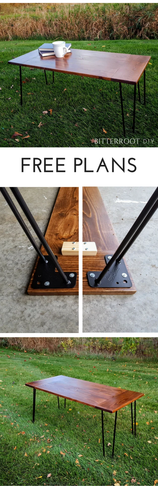 DIY Rustic Industrial Coffee Table