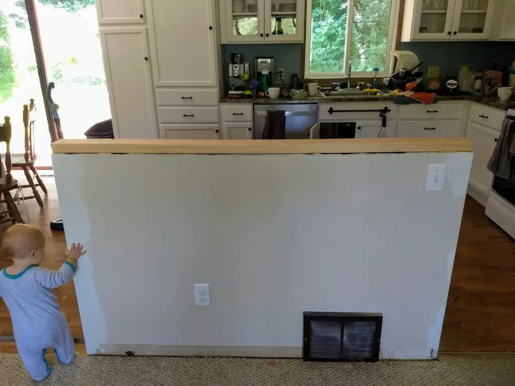 DIY Kitchen Island with Breakfast Bar