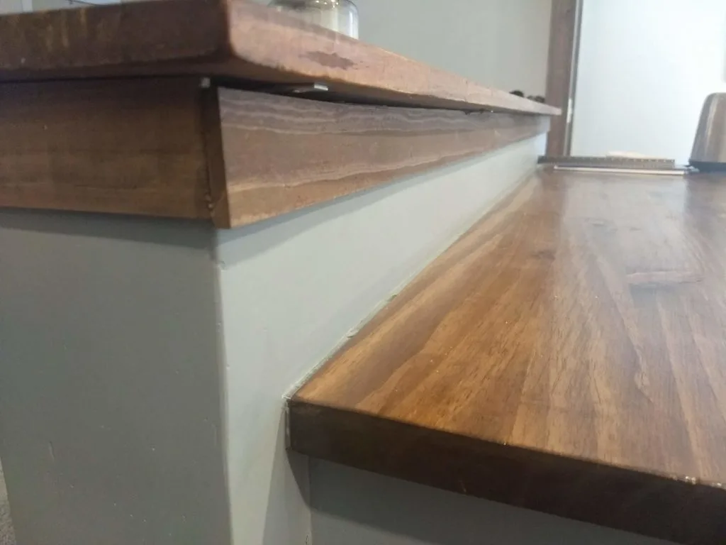 DIY Kitchen Island with Breakfast Bar