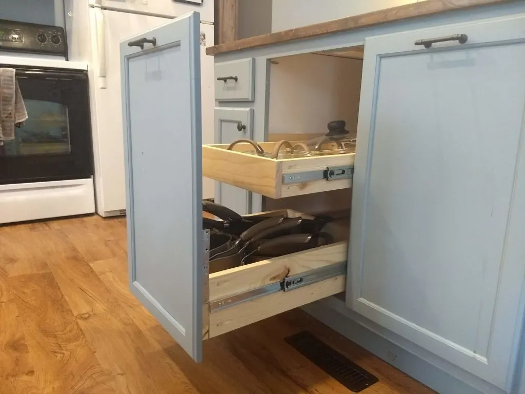 DIY Kitchen Island with Breakfast Bar