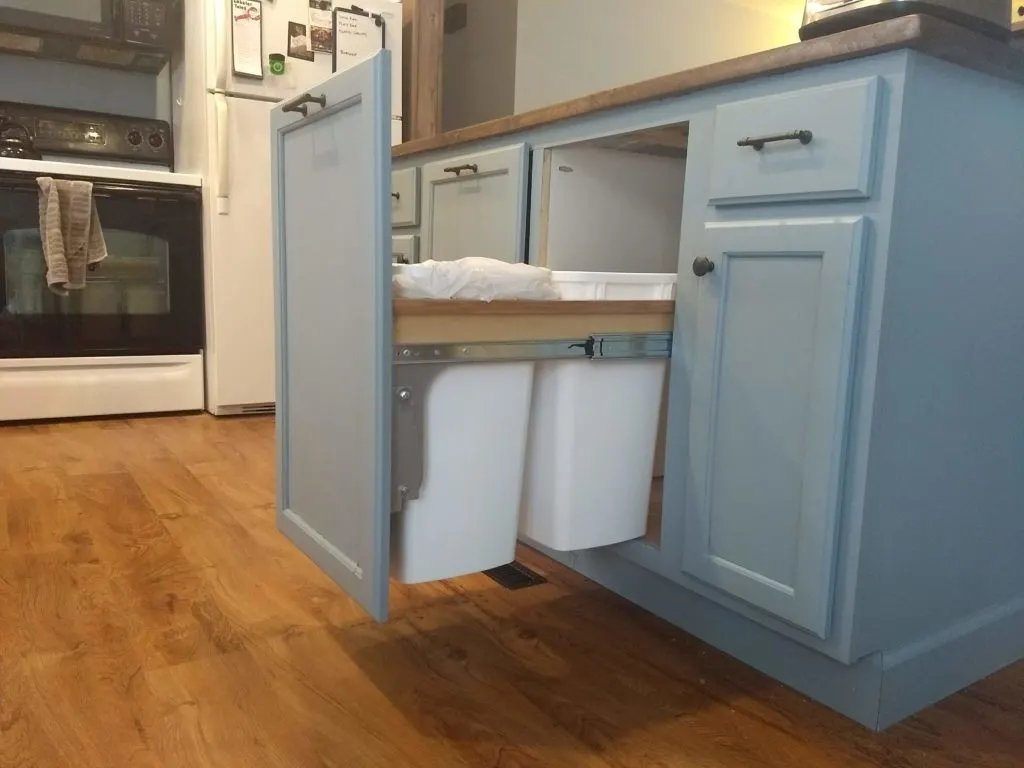 DIY Kitchen Island with Breakfast Bar