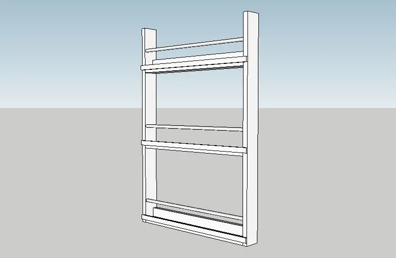 DIY Plate Rack