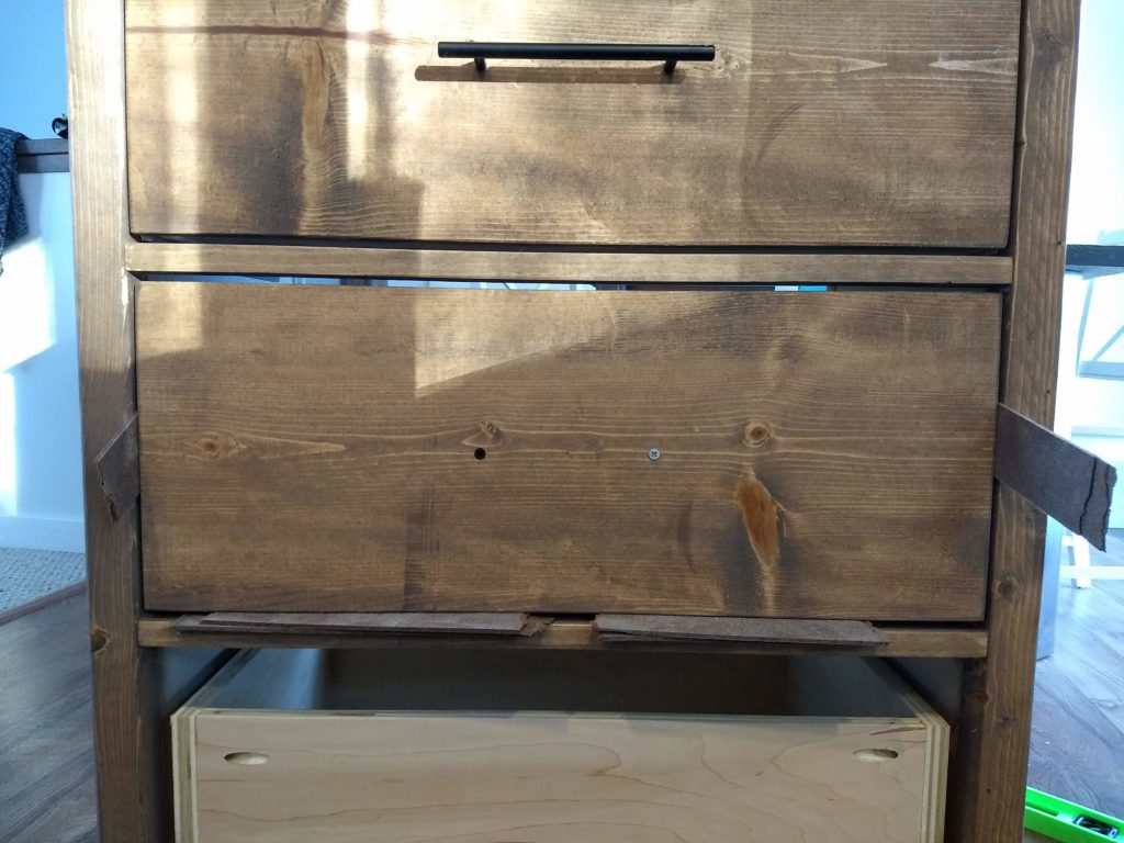 DIY 3 Drawer Dresser