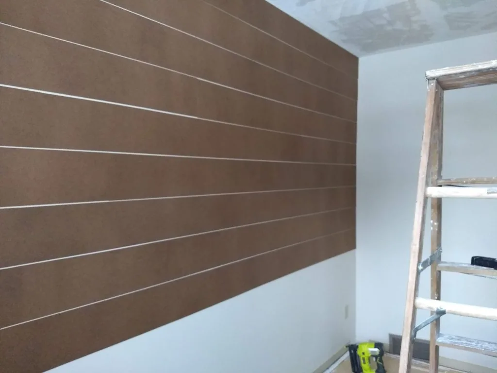 DIY Shiplap Wall