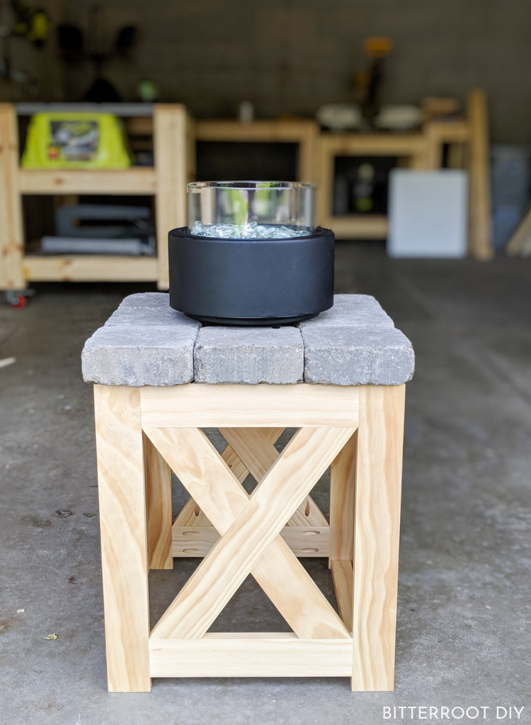 DIY Gas Fire Pit Table