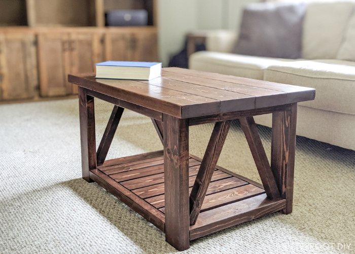 DIY Modern Farmhouse Coffee Table