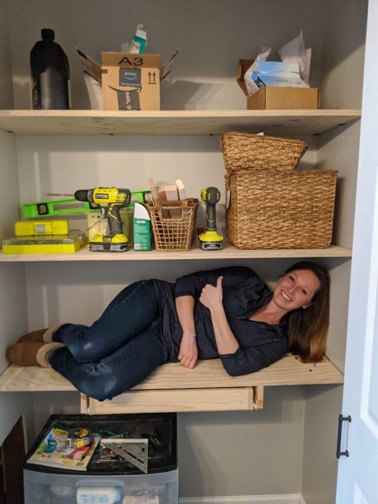 DIY Closet Organizer - Easy Shelves to Organize Your Closet | Tylynn M