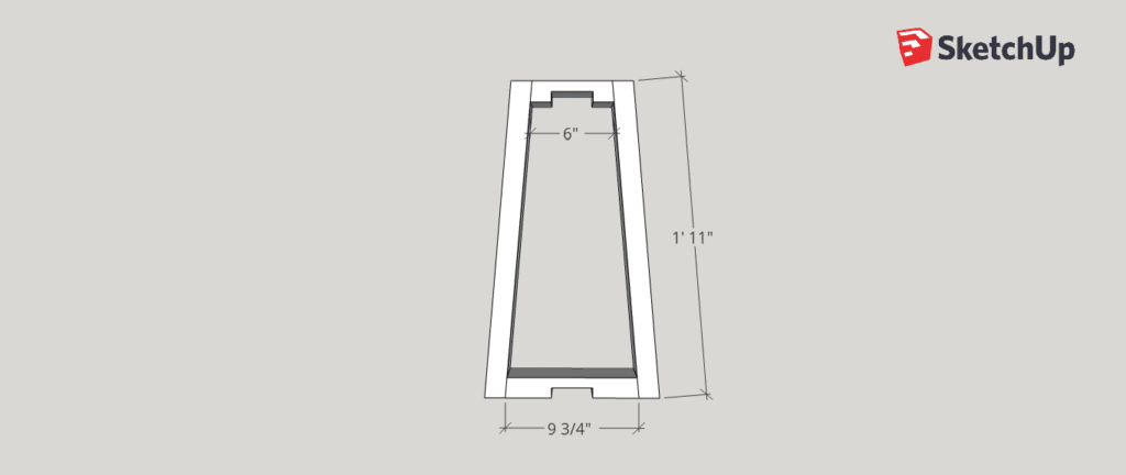 Modern Farmhouse DIY End Table step 1