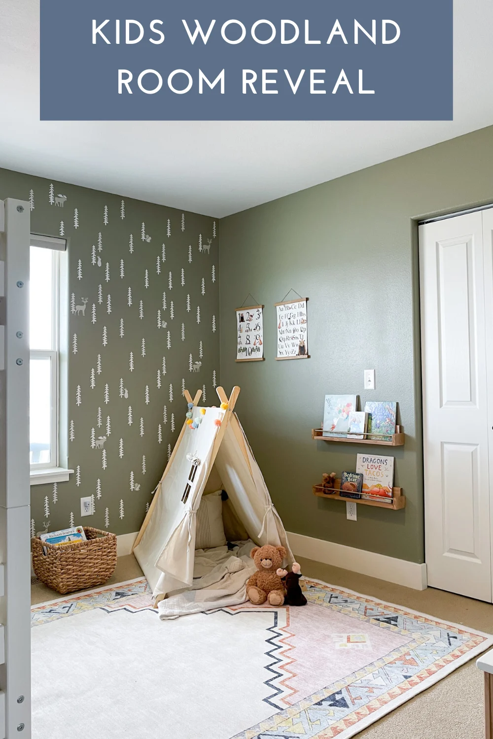 Get decor ideas in this Woodsy Bedroom Makeover reveal.