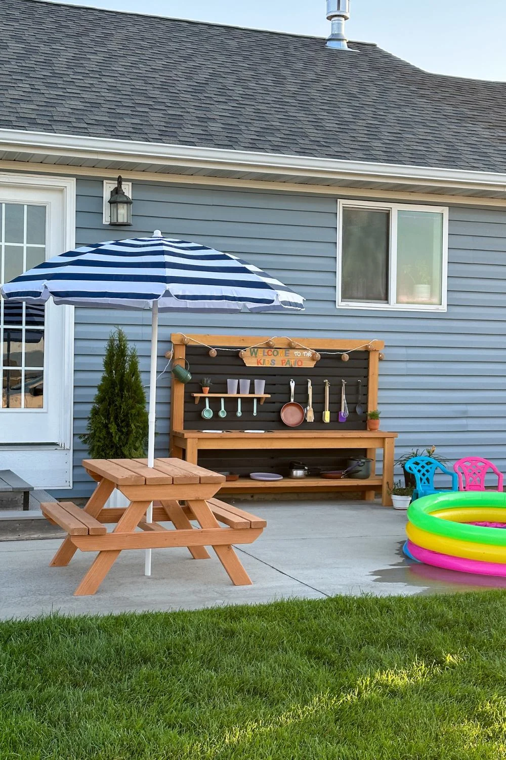 DIY Kids Picnic Table