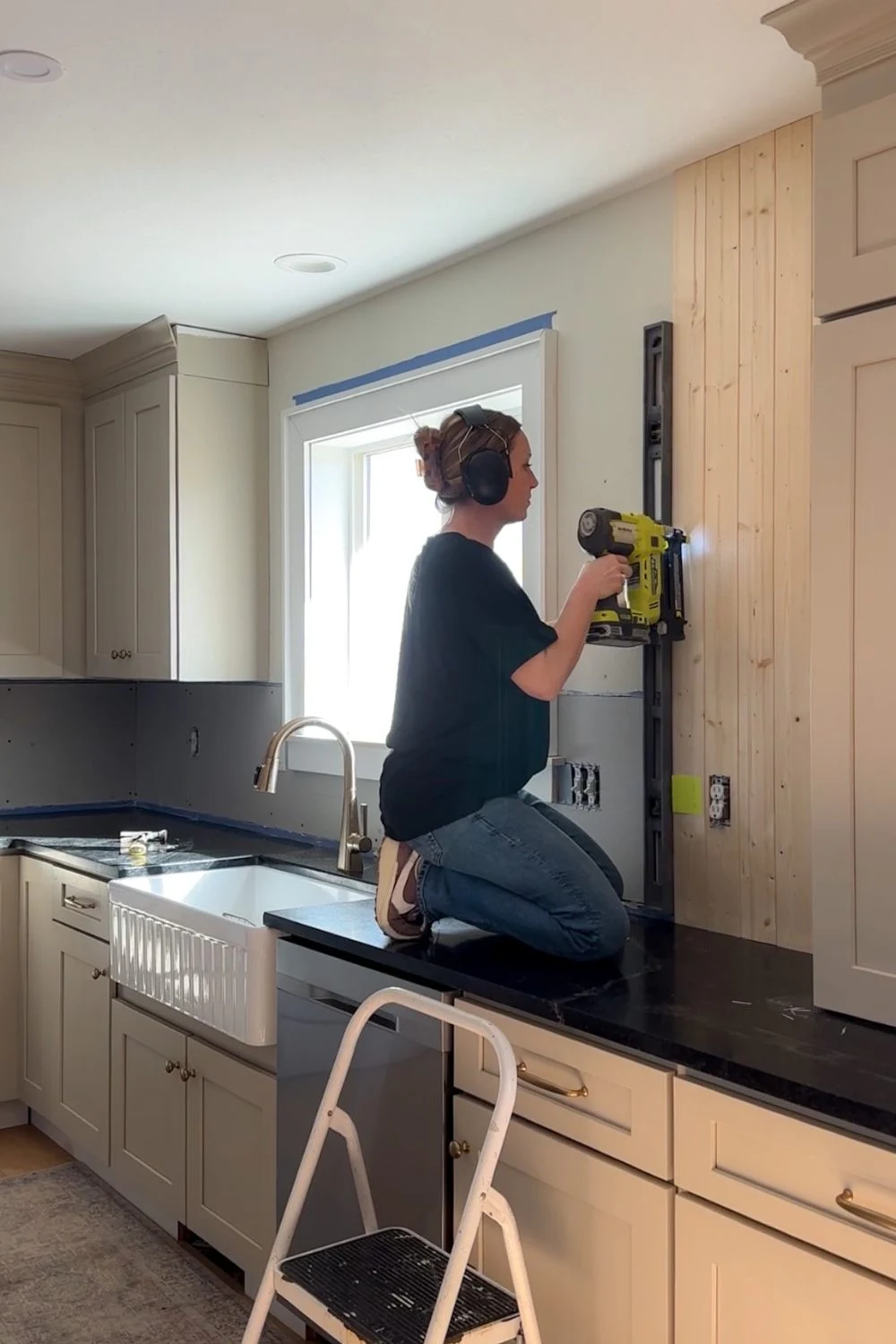 How to Install a V-Groove Plank Kitchen Backsplash