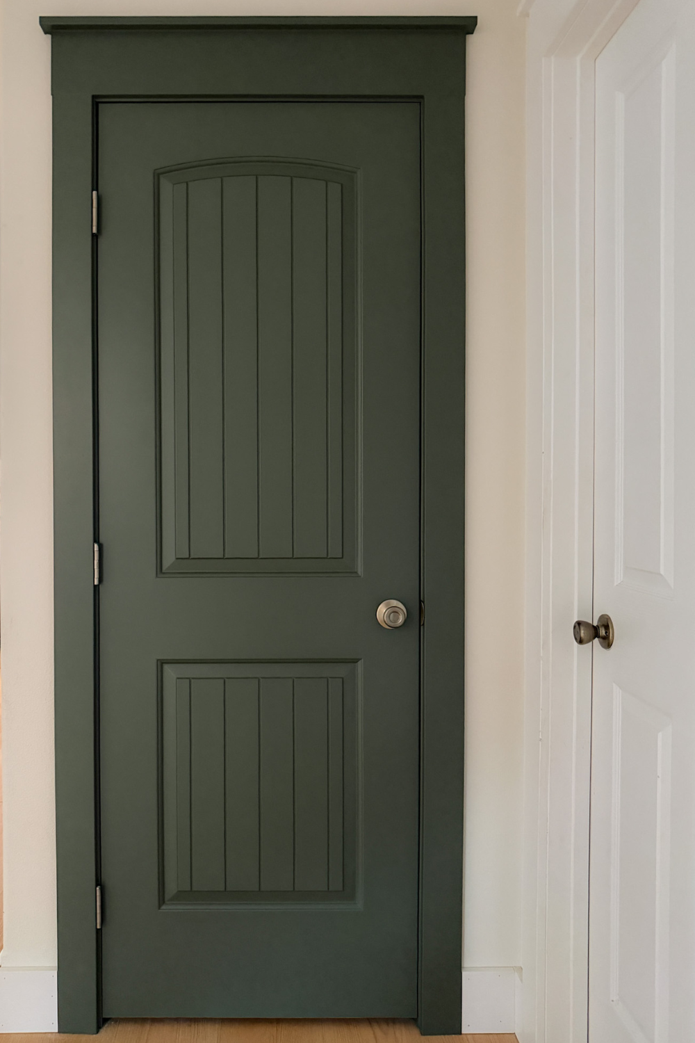 linen closet over the staircase