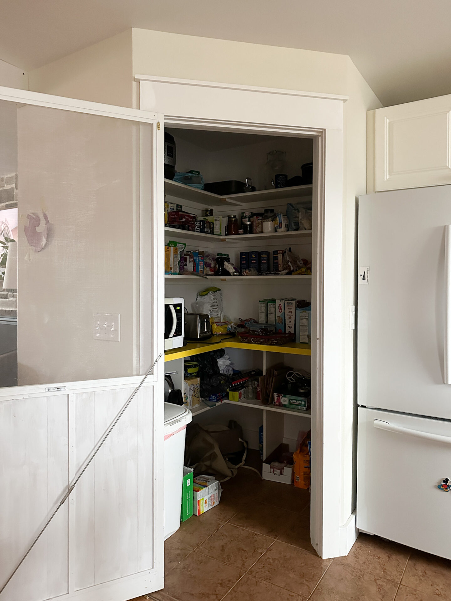 Pantry before