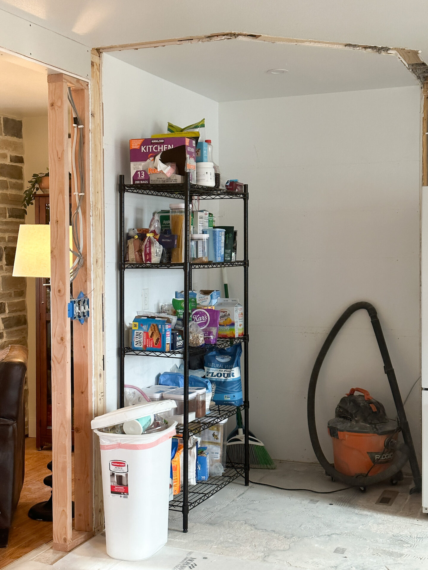 Pantry removed
